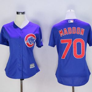 ليزر Cubs #70 Joe Maddon Blue Women's Alternate Stitched MLB Jersey ... ليزر